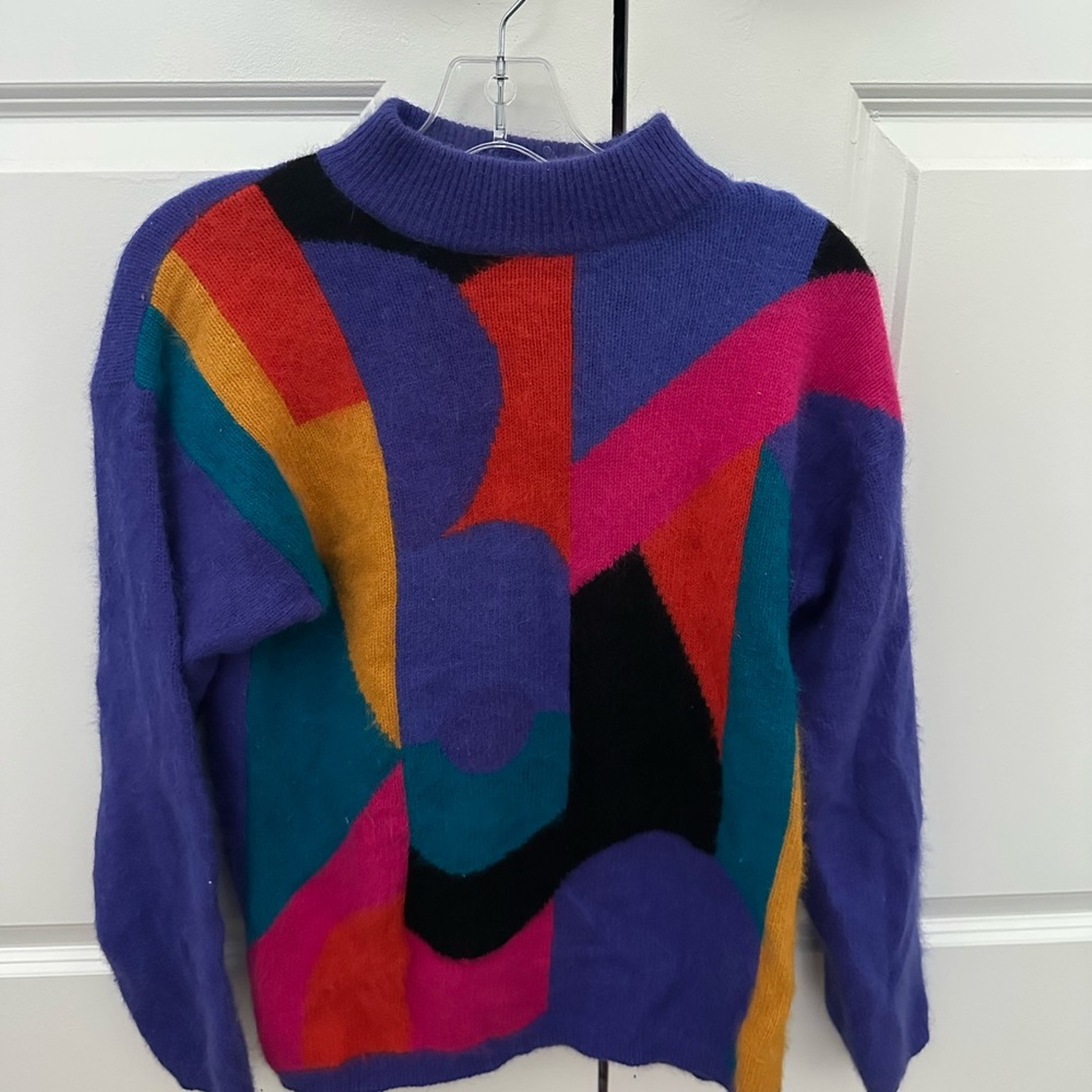 Colorful Geometric Sweater